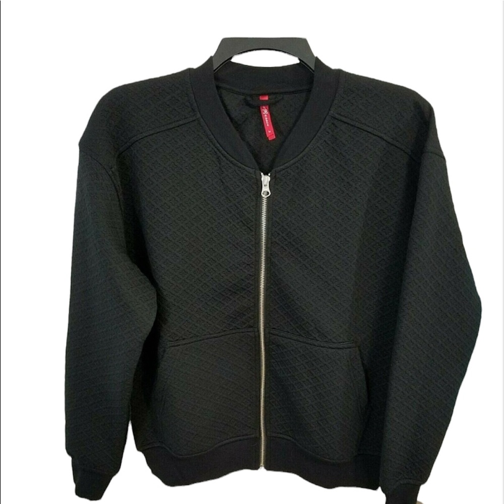 Ruby Ribbon Black Diamond Bomber Jacket Z1